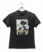 stussyステューシー）の古着「Naomi Campbell プリントTシャツ」｜ブラック
