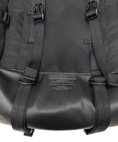 PORTER（ポーター）PORTER (ポーター) MONOCHROME  BACKPACK／モノクローム バックパック ブラック サイズ:下記参照の古着・服飾アイテム