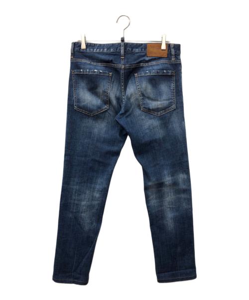DSQUARED2（ディースクエアード）DSQUARED2 (ディースクエアード) Slim Jean デニムパンツ インディゴ サイズ:SIZE 46の古着・服飾アイテム