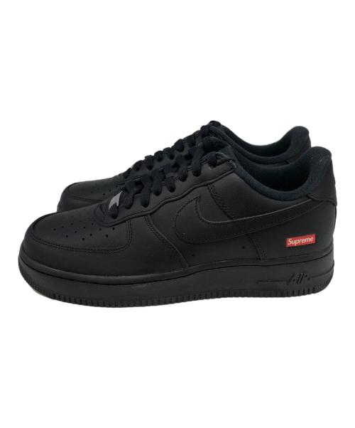 NIKE（ナイキ）NIKE (ナイキ) SUPREME (シュプリーム) AIR FORCE 1 LOW/SUPREME ブラック サイズ:26cmの古着・服飾アイテム