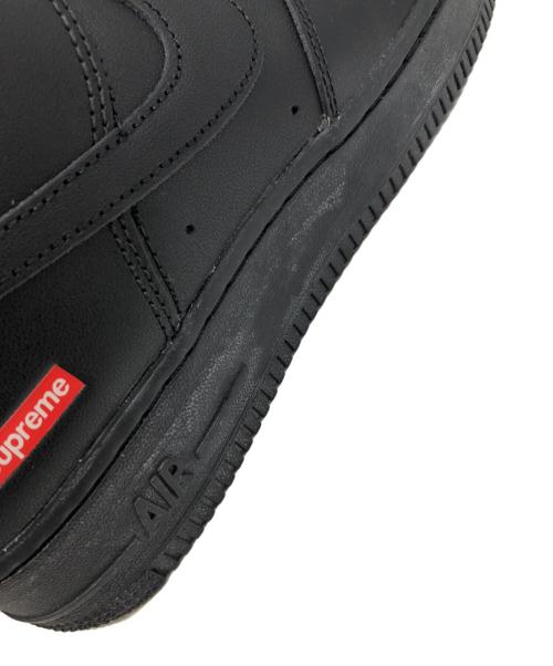 NIKE（ナイキ）NIKE (ナイキ) SUPREME (シュプリーム) AIR FORCE 1 LOW/SUPREME ブラック サイズ:26cmの古着・服飾アイテム