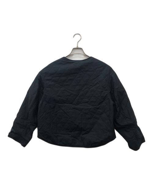 ORCIVAL（オーシバル）ORCIVAL (オーシバル) インサレーション カラーレス ショート キルトジャケット ブラック サイズ:1の古着・服飾アイテム
