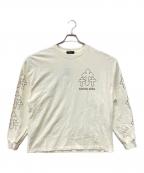 BREATHブレス）の古着「CROSS MARIA LS TEE」｜アイボリー