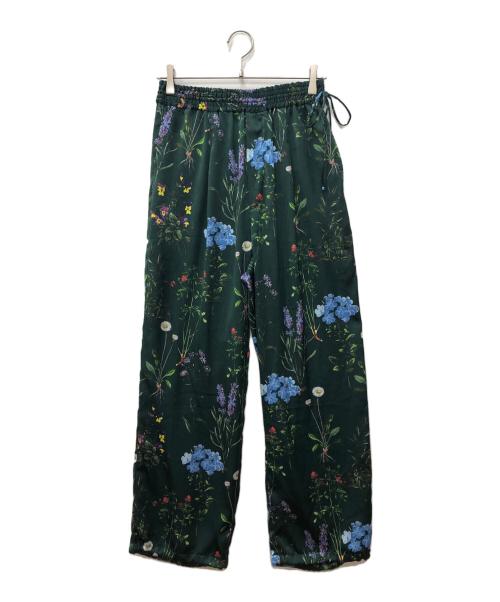 ticca（ティッカ）ticca (ティッカ) フラワープリントパンツ グリーン サイズ:FREEの古着・服飾アイテム