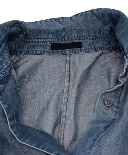 PRADA（プラダ）PRADA (プラダ) リヨセルデニムシャツ ブルー サイズ:SIZE Sの古着・服飾アイテム