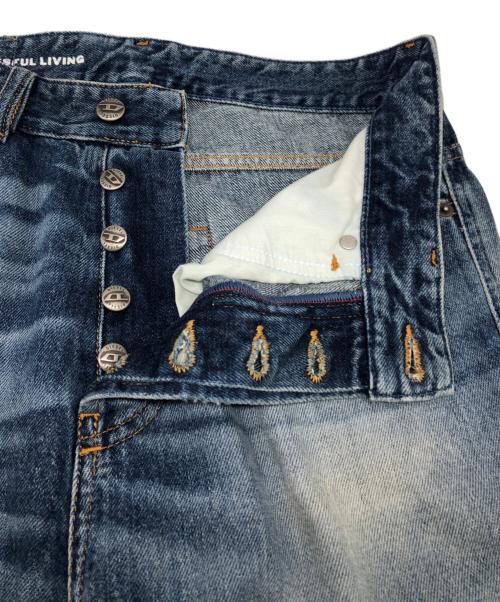 DIESEL（ディーゼル）DIESEL (ディーゼル) 1996 D-SIRE バギーデニムパンツ インディゴ サイズ:SIZE 25の古着・服飾アイテム