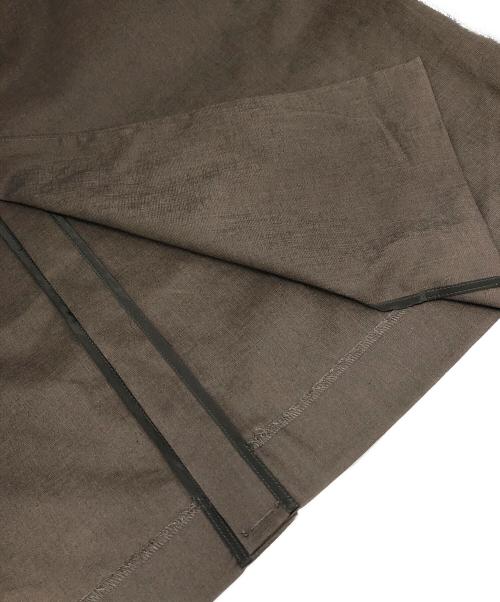 Noble（ノーブル）Noble (ノーブル) 麻ストレッチロングジレワンピース ブラウン サイズ:38 未使用品の古着・服飾アイテム