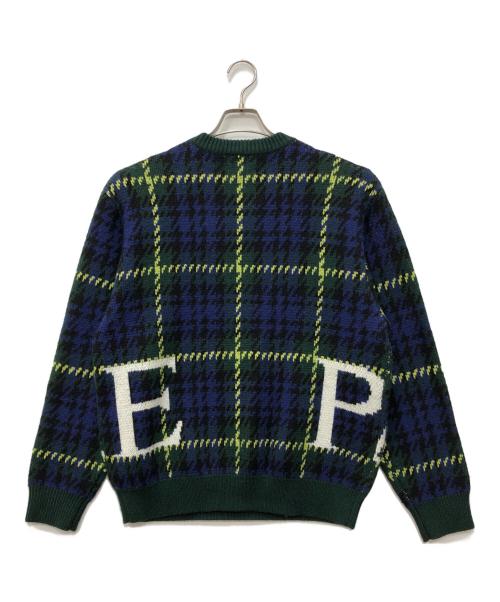 PALACE（パレス）PALACE (パレス) GUARD KNIT グリーン サイズ:Mの古着・服飾アイテム