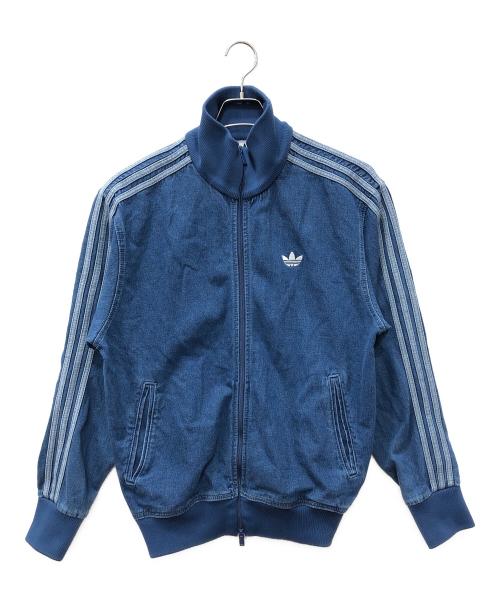 adidas（アディダス）adidas (アディダス) ファイヤーバードデニムトラックジャケット ブルー サイズ:SIZE Lの古着・服飾アイテム