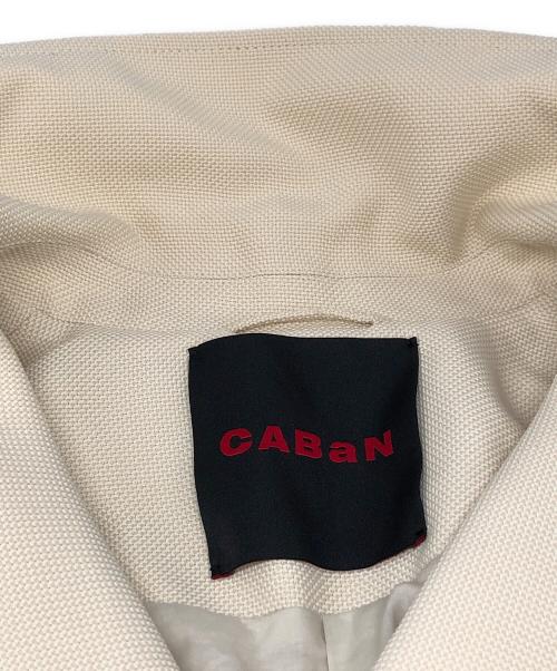 CABAN（キャバン）CABAN (キャバン) コットンポリエステル オーバーサイズトレンチコート アイボリー サイズ:SIZE Sの古着・服飾アイテム