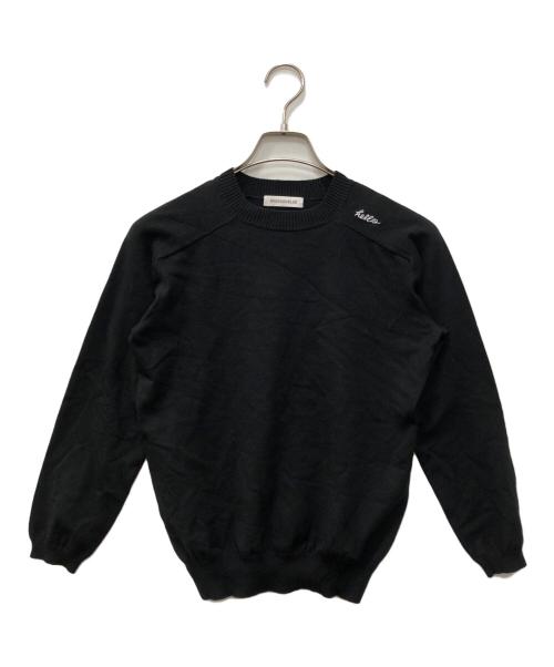 MADISON BLUE（マディソンブルー）MADISON BLUE (マディソンブルー) HELLO CREW NECK PO ブラック サイズ:SIZE XSの古着・服飾アイテム