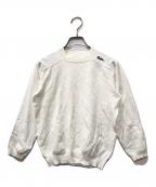 MADISON BLUEマディソンブルー）の古着「HELLO CREW NECK PO」｜ホワイト