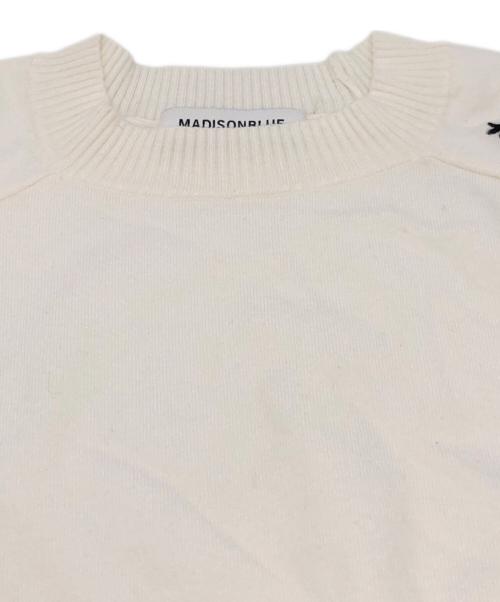 MADISON BLUE（マディソンブルー）MADISON BLUE (マディソンブルー) HELLO CREW NECK PO ホワイト サイズ:XSの古着・服飾アイテム