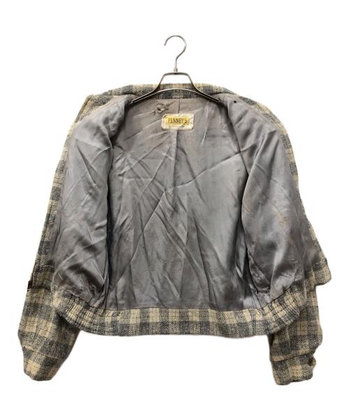 PENNEYS（ペニーズ）PENNEYS (ペニーズ) チェックスイングトップ ベージュ サイズ:FREEの古着・服飾アイテム