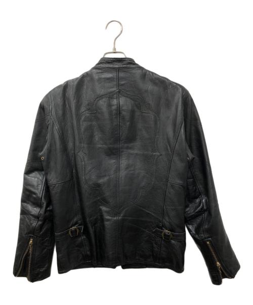PHENOMENON（フェノメノン）PHENOMENON (フェノメノン) シングルレザージャケット ブラック サイズ:SIZE 46の古着・服飾アイテム