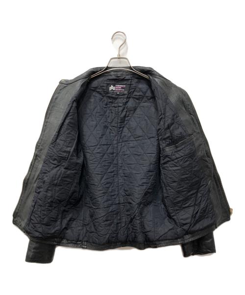 PHENOMENON（フェノメノン）PHENOMENON (フェノメノン) シングルレザージャケット ブラック サイズ:SIZE 46の古着・服飾アイテム