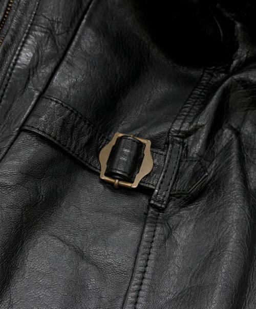 PHENOMENON（フェノメノン）PHENOMENON (フェノメノン) シングルレザージャケット ブラック サイズ:SIZE 46の古着・服飾アイテム