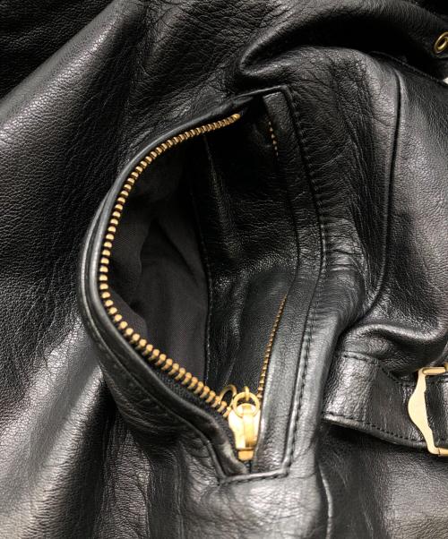 PHENOMENON（フェノメノン）PHENOMENON (フェノメノン) シングルレザージャケット ブラック サイズ:SIZE 46の古着・服飾アイテム