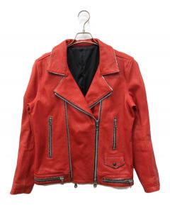 中古・古着通販】BALMAIN (バルマン) ラムレザージャケット ブラック