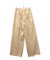 AURALEE (オーラリー) WASHED FINX LIGHT CHINO TUCK WIDE PANTS ベージュ サイズ:SIZE 0：8000円