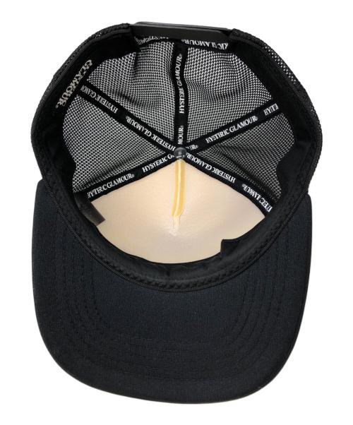 Hysteric Glamour（ヒステリックグラマー）Hysteric Glamour (ヒステリックグラマー) Vixen Girl Mesh Cap ブラック サイズ:下記参照の古着・服飾アイテム