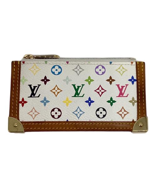 LOUIS VUITTON（ルイ ヴィトン）LOUIS VUITTON (ルイ ヴィトン) ポシェットクレ モノグラムマルチカラー ホワイトの古着・服飾アイテム