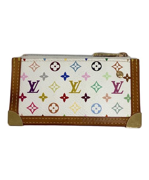 LOUIS VUITTON（ルイ ヴィトン）LOUIS VUITTON (ルイ ヴィトン) ポシェットクレ モノグラムマルチカラー ホワイトの古着・服飾アイテム