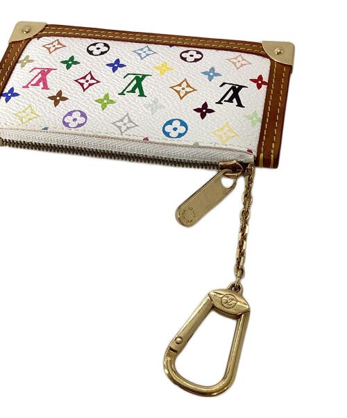 LOUIS VUITTON（ルイ ヴィトン）LOUIS VUITTON (ルイ ヴィトン) ポシェットクレ モノグラムマルチカラー ホワイトの古着・服飾アイテム