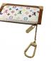 中古・古着 LOUIS VUITTON (ルイ ヴィトン) ポシェットクレ モノグラムマルチカラー ホワイト：22000円