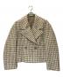 theory luxe（セオリーリュクス）の古着「DERBY TWEED RALA ツイードダブルジャケット」｜ホワイト