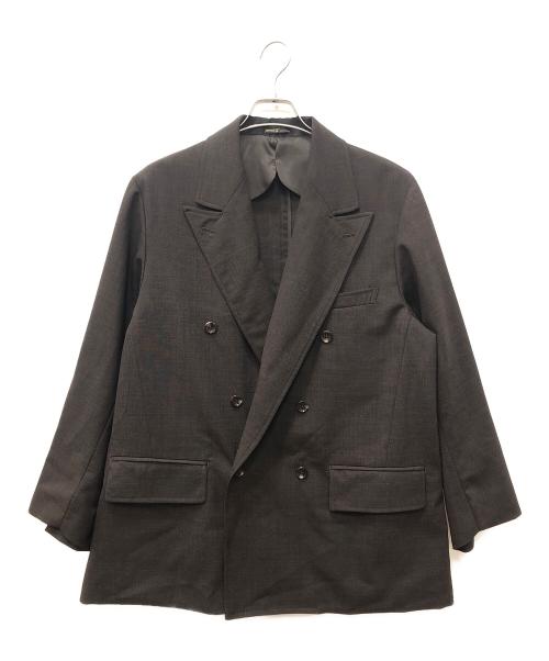 417 by EDIFICE（417 バイ エディフィス）417 by EDIFICE (417 バイ エディフィス) Wジャケット ブラウン サイズ:38の古着・服飾アイテム