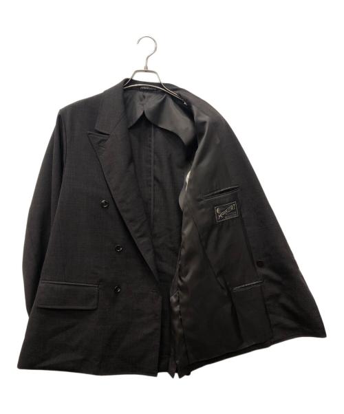 417 by EDIFICE（417 バイ エディフィス）417 by EDIFICE (417 バイ エディフィス) Wジャケット ブラウン サイズ:38の古着・服飾アイテム