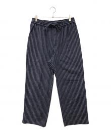 417 by EDIFICE（417 バイ エディフィス）の古着「LE JAPON ATELIER SN サックパンツ」｜ブルー