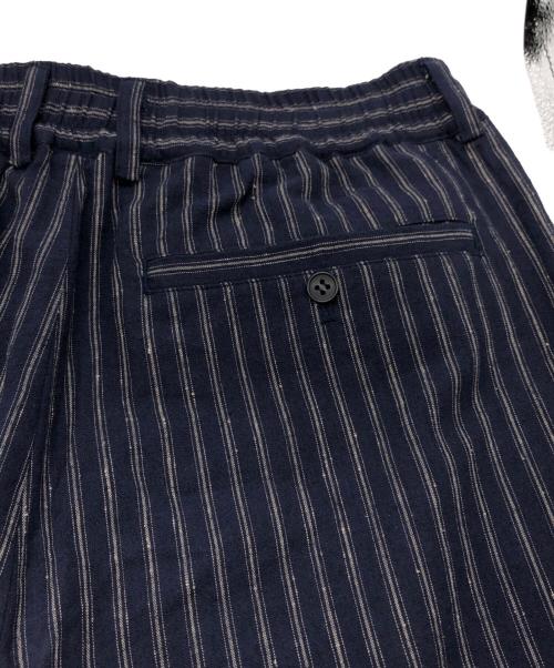 417 by EDIFICE（417 バイ エディフィス）417 by EDIFICE (417 バイ エディフィス) LE JAPON ATELIER SN サックパンツ ブルー サイズ:SIZE Ⅿの古着・服飾アイテム