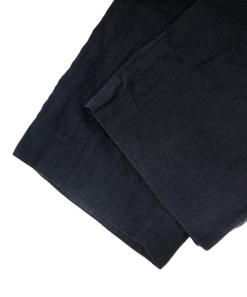 ISSEY MIYAKE（イッセイミヤケ）ISSEY MIYAKE (イッセイミヤケ) ワイドタックパンツ ネイビー サイズ:SMの古着・服飾アイテム