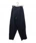 ISSEY MIYAKE (イッセイミヤケ) ワイドタックパンツ ネイビー サイズ:SM：12000円
