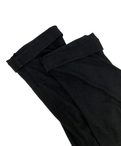 Y's（ワイズ）Y's (ワイズ) コットン ロゴ クルーネック カットソー ブラック サイズ:2の古着・服飾アイテム