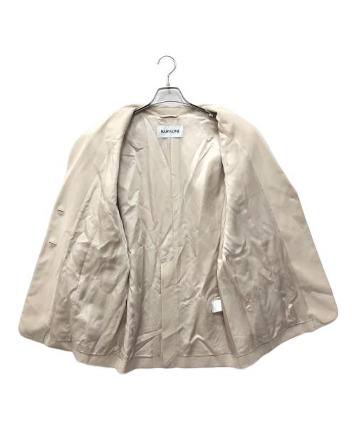 BABYLONE（バビロン）BABYLONE (バビロン) オーバーシングルジャケット テーラード ベージュ サイズ:SIZE FREEの古着・服飾アイテム