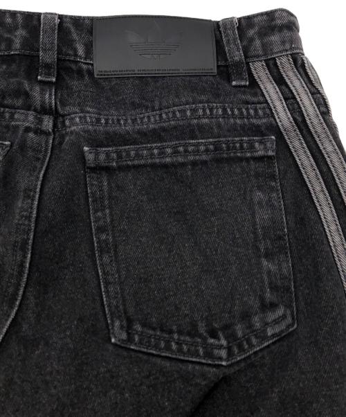 adidas（アディダス）adidas (アディダス) ブラック ルーズ デニムパンツ ブラック サイズ:SIZE 26の古着・服飾アイテム