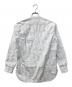 RRL (ダブルアールエル) ストライプバンドカラーシャツ ホワイト×ブルー サイズ:SIZE 1：12000円