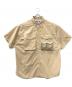 THE NORTHFACE PURPLELABEL（ザ・ノースフェイス パープルレーベル）の古着「Polyester Linen Field H/S Shirt」｜ベージュ