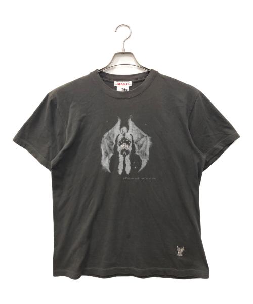 masu（エムエーエスユー）masu (エムエーエスユー) Cake Bag T-shirt ブラック サイズ:SIZE 46の古着・服飾アイテム