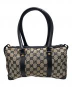 GUCCIグッチ）の古着「GGキャンバスミニボストンバッグ」｜グレー