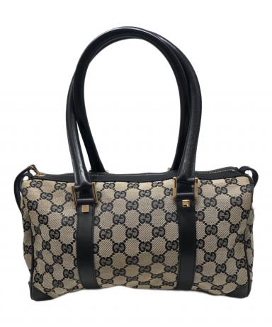 中古・古着通販】GUCCI (グッチ) GGキャンバスミニボストンバッグ