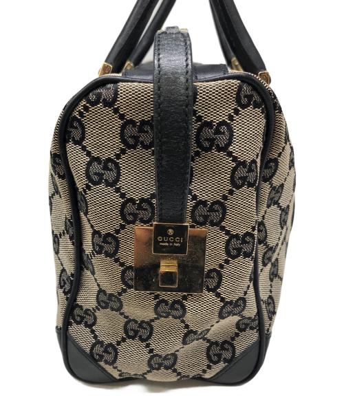 GUCCI（グッチ）GUCCI (グッチ) GGキャンバスミニボストンバッグ グレー サイズ:下記参照の古着・服飾アイテム