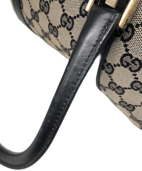 GUCCI（グッチ）GUCCI (グッチ) GGキャンバスミニボストンバッグ グレー サイズ:下記参照の古着・服飾アイテム