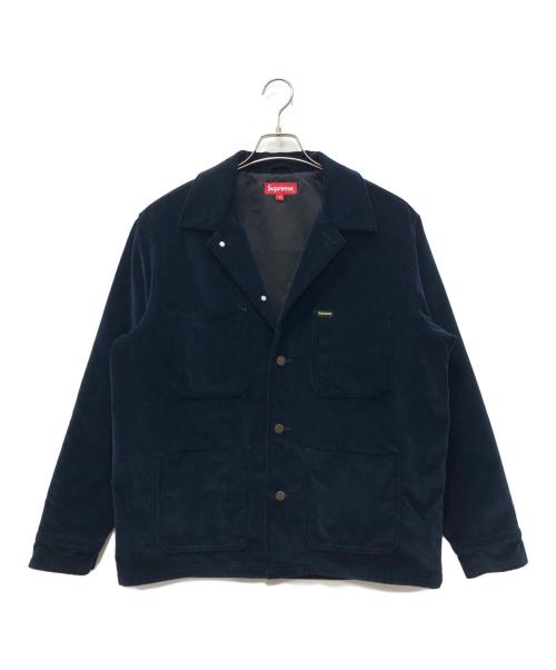 SUPREME（シュプリーム）SUPREME (シュプリーム) Velvet Chore Coat ネイビー サイズ:SIZE Mの古着・服飾アイテム