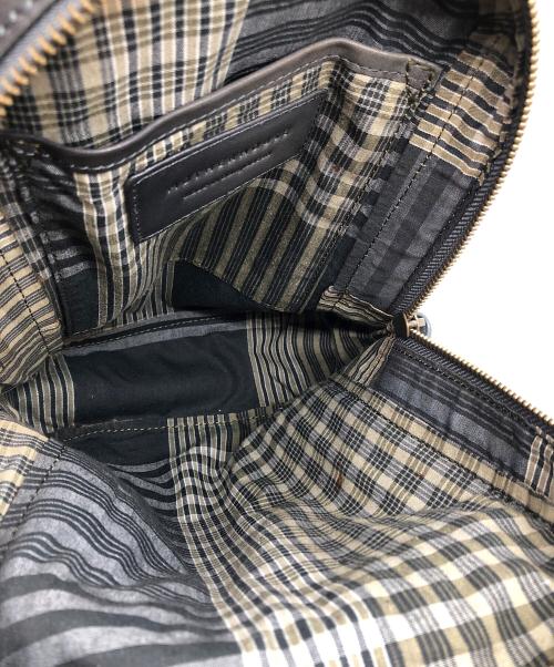 MOTHERHOUSE（マザーハウス）MOTHERHOUSE (マザーハウス) アンティークレザーボディーバッグ グレーの古着・服飾アイテム