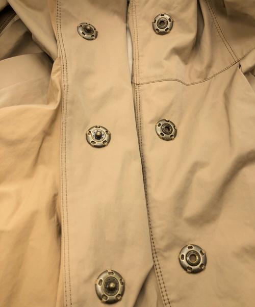 LANVIN en Bleu（ランバンオンブルー）LANVIN en Bleu (ランバンオンブルー) ラッフルトレンチコート ベージュ サイズ:SIZE 36の古着・服飾アイテム
