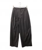 TODAYFULトゥデイフル）の古着「Lightweight Tuck Trousers」｜ブラウン